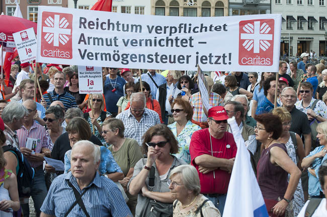 Demo Umfairteilen - 07.09.2013   -  Foto: Werner Bachmeier